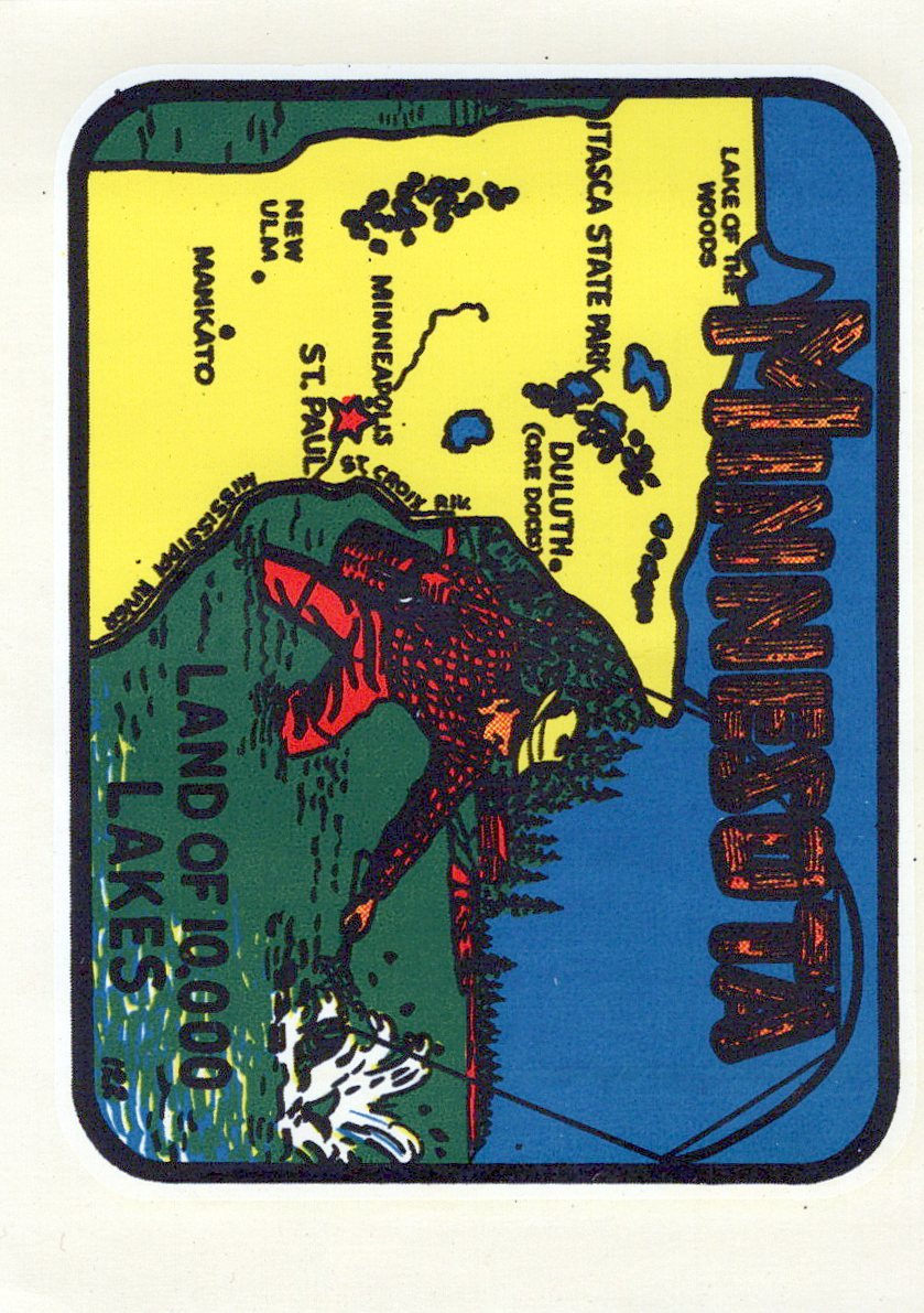1958 Minnesota Centenial sticker